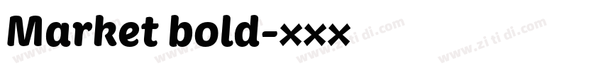 Market bold字体转换